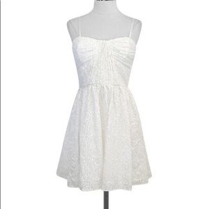 NWT Jill Stuart White Beaded Cocktail/ Party Mini Dress